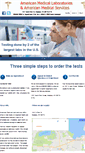 Mobile Screenshot of americanmedicallaboratories.org